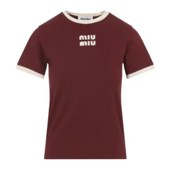 Amaranto Red Baumwoll-T-Shirt