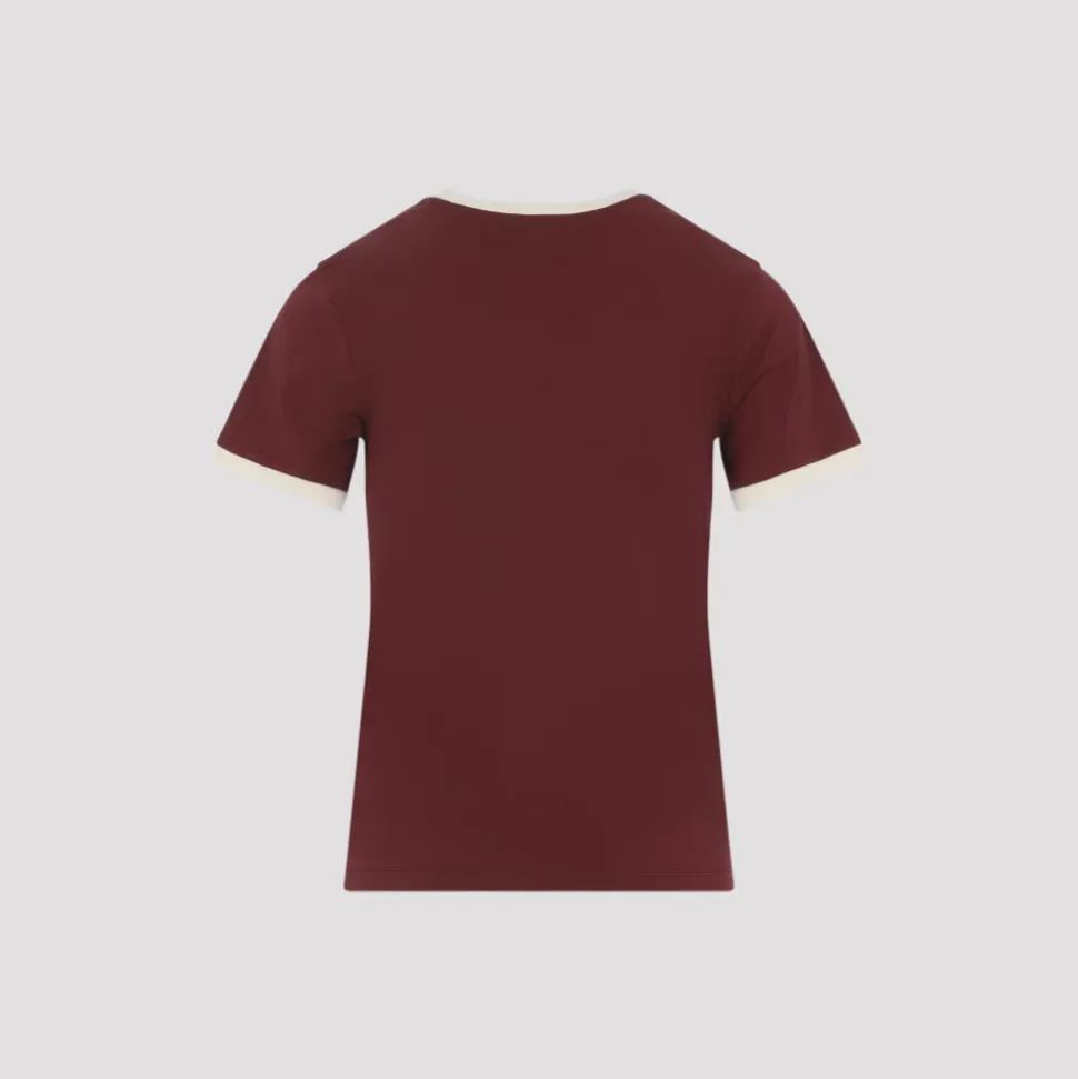 Amaranto Red Baumwoll-T-Shirt