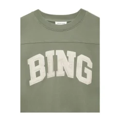 Appliqué Rundhals-Sweatshirt