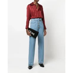 Asymmetric Clutch Bag
