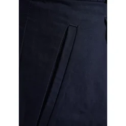Baumwollhochtaillierte Hose
