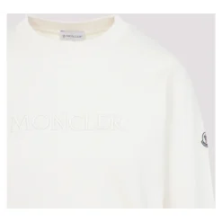 Baumwoll-Sweatshirt mit Logo-Stickerei