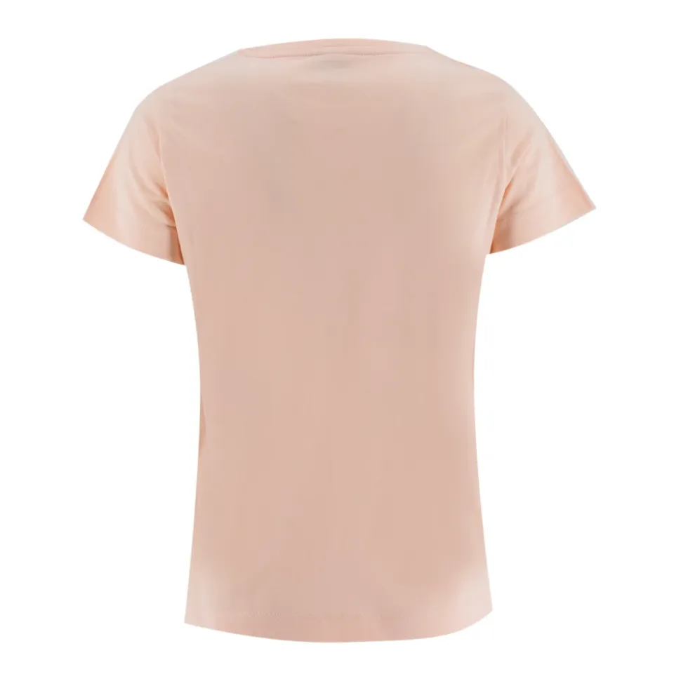 Baumwoll-T-Shirt mit Love Birds Stickerei