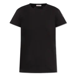 Baumwoll-T-Shirt mit Rundhalsausschnitt