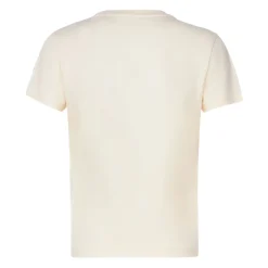 Beaded Logo Baumwoll-T-Shirt