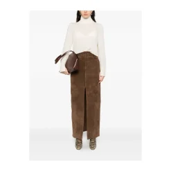 Beige Cashmere Turtleneck Sweater