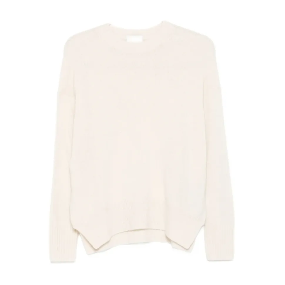Beige Cashmere Wool Sweater
