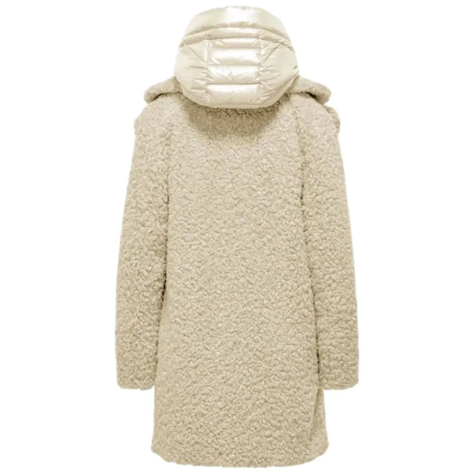 Beige Teddy-Effekt Jacke AW25