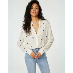 Bestickte Bluse