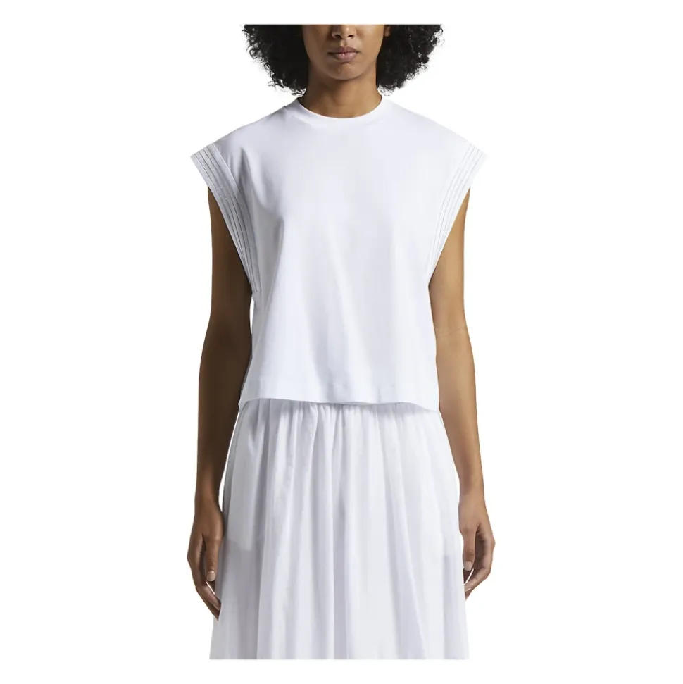 Bi-elastisches Baumwolljersey-Shirt