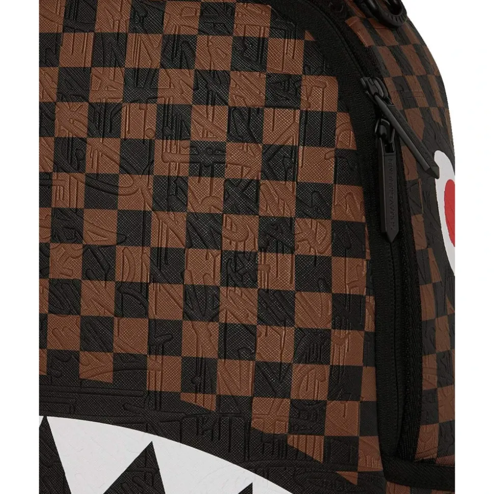 Big Backpack Shark Check Embossed B8232