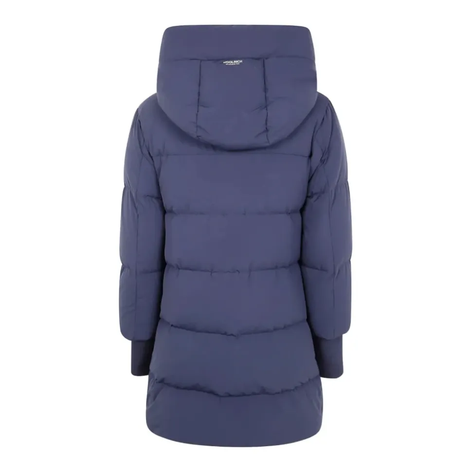 Blaue Daunenjacke Wasserabweisend Winddicht