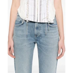Blaue Denim Jeans für Frauen