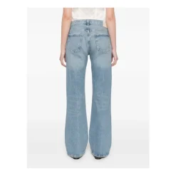 Blaue Denim Jeans für Frauen