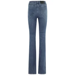 Blaue Schlaghose mit Hoher Taille