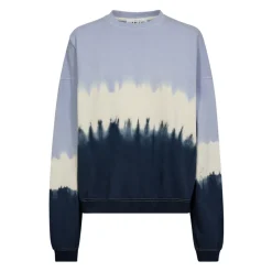 Blaues Dip Dye Sweatshirt