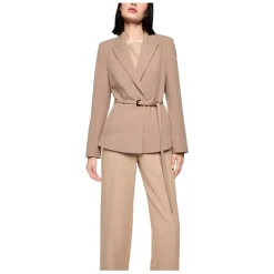 Blazer mit Bindegürtel