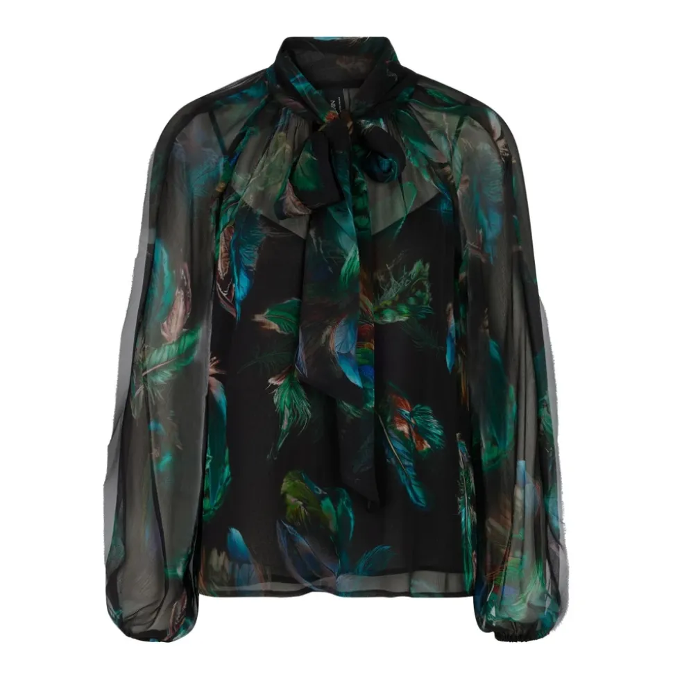 Bluse mit Blumenmuster