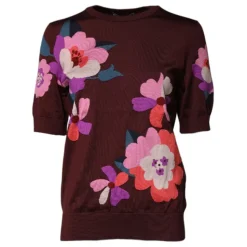 Bluse mit Rundhalsausschnitt