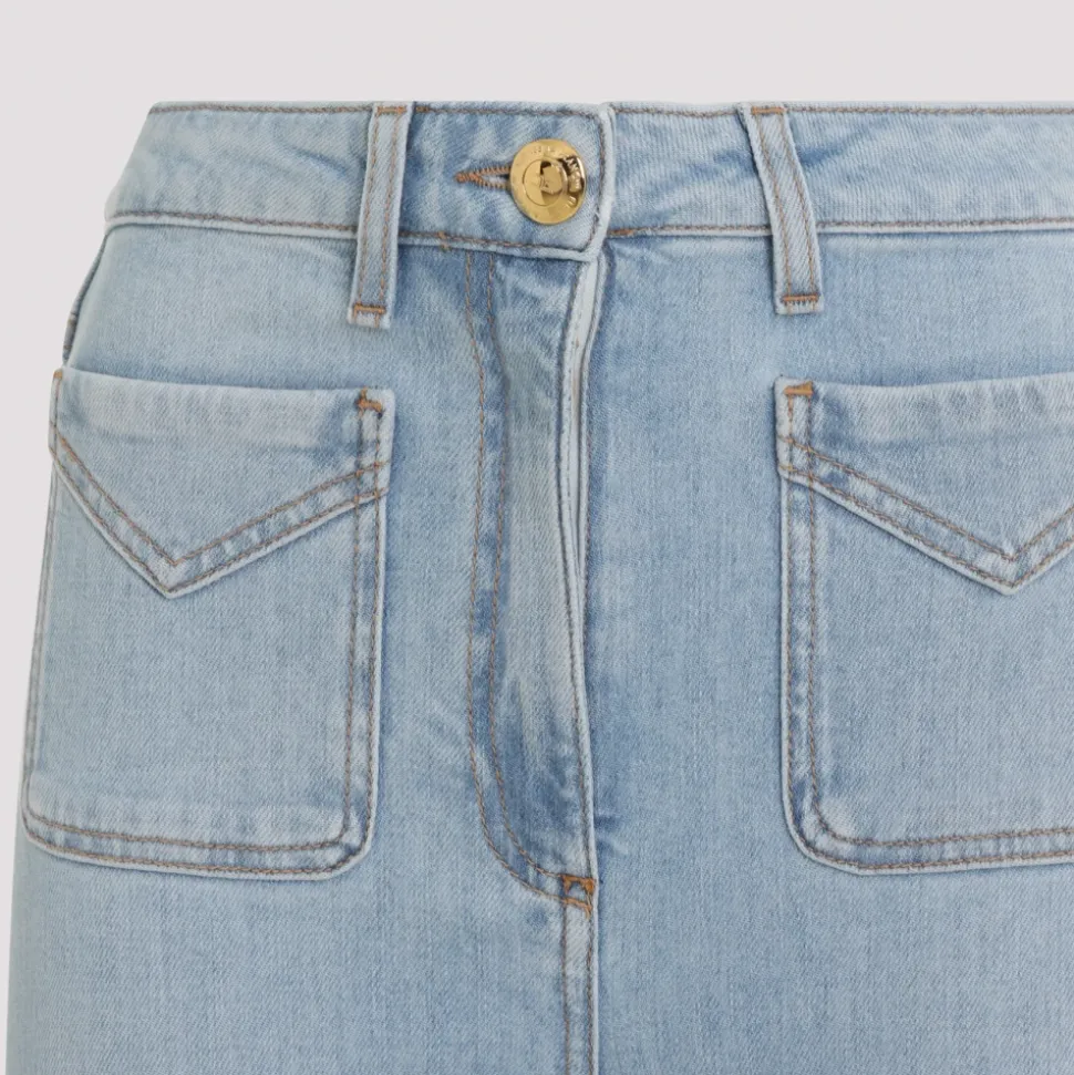 Boot-Cut Jeans mit kleinen Taschen