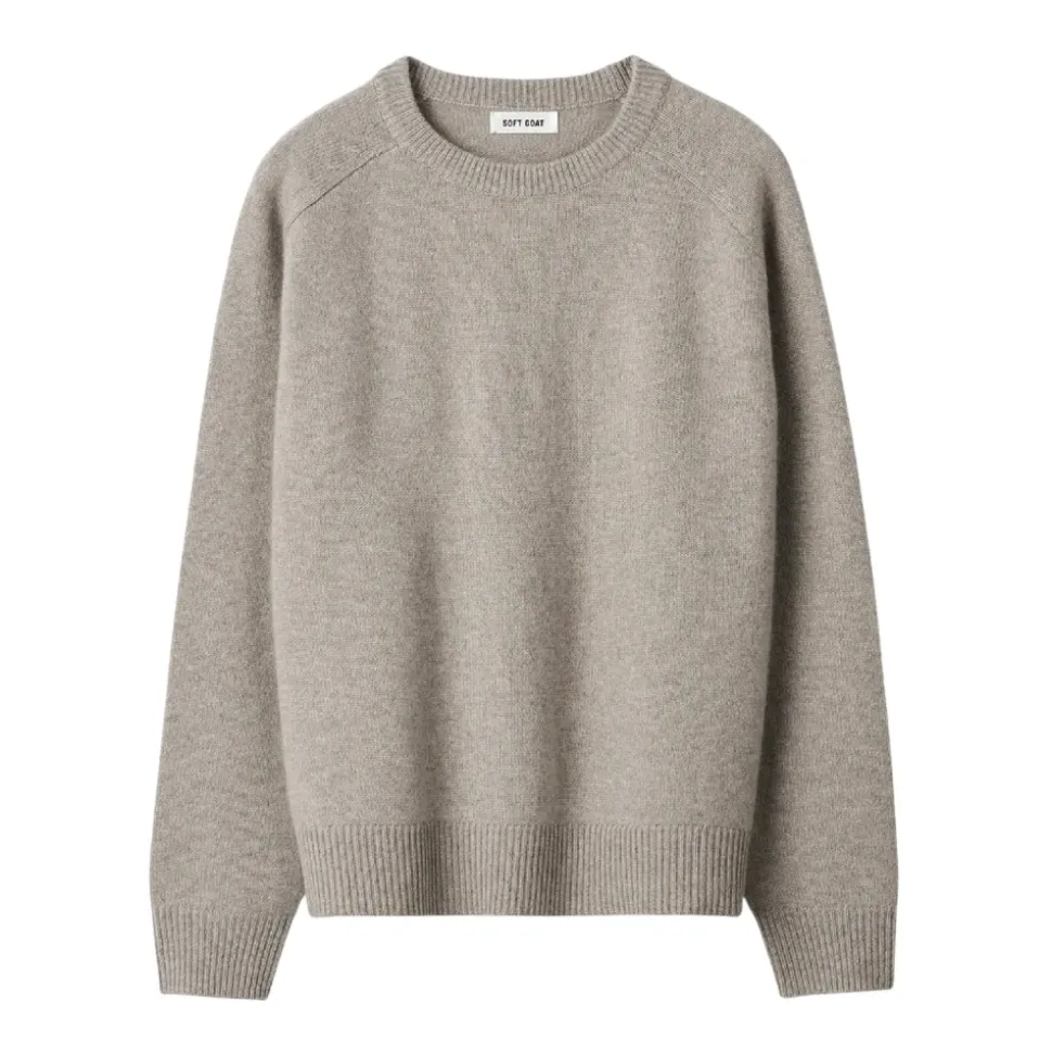 Boyfriend Rundhals-Pullover