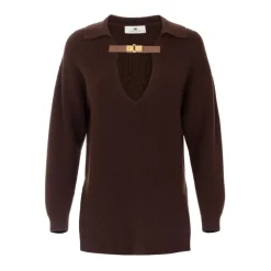Braune Pullover für Frauen