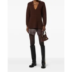 Braune Pullover für Frauen