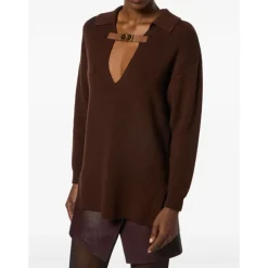 Braune Pullover für Frauen