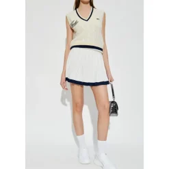 Cable Knit Wool Sweater Vest