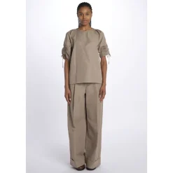 Camicia SHIRRED Puffärmel