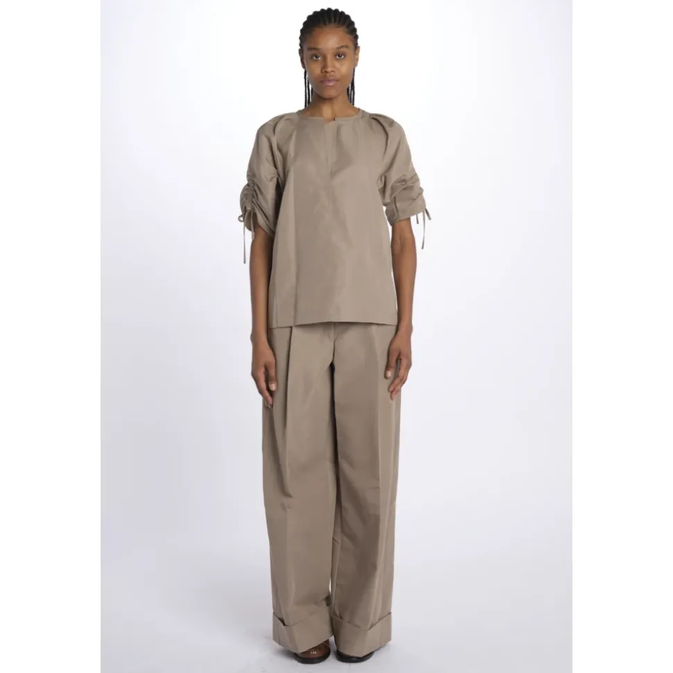 Camicia SHIRRED Puffärmel