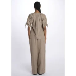 Camicia SHIRRED Puffärmel