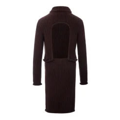 Chunky Baumwoll-Rippstrickkleid
