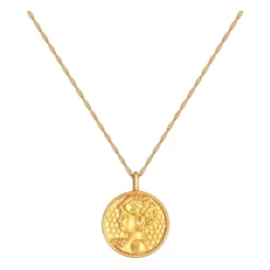 Coin Pendant Necklace Virgo