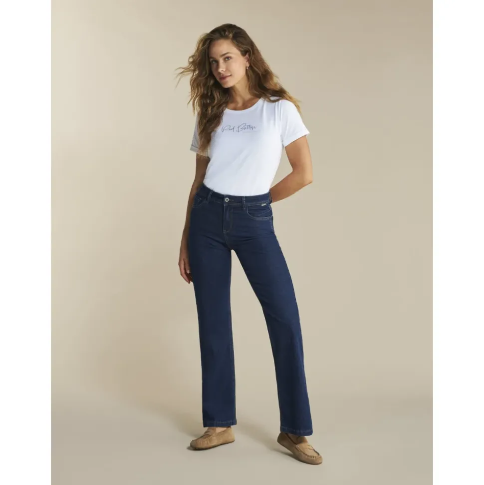 Colette 5-Pocket Straight Jeans