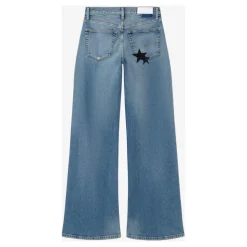 Comfort Stretch Mid Rise Wide Leg