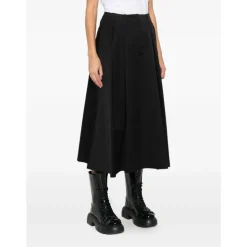 Cotton Midi Skirt