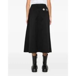 Cotton Midi Skirt