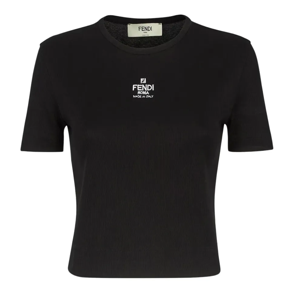 Cropped Slim-Fitting Top