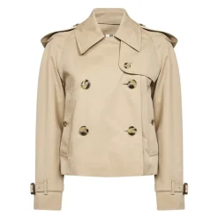 Cropped Trench Jacket