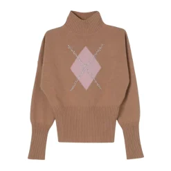 Crystal Detail Kaschmirpullover