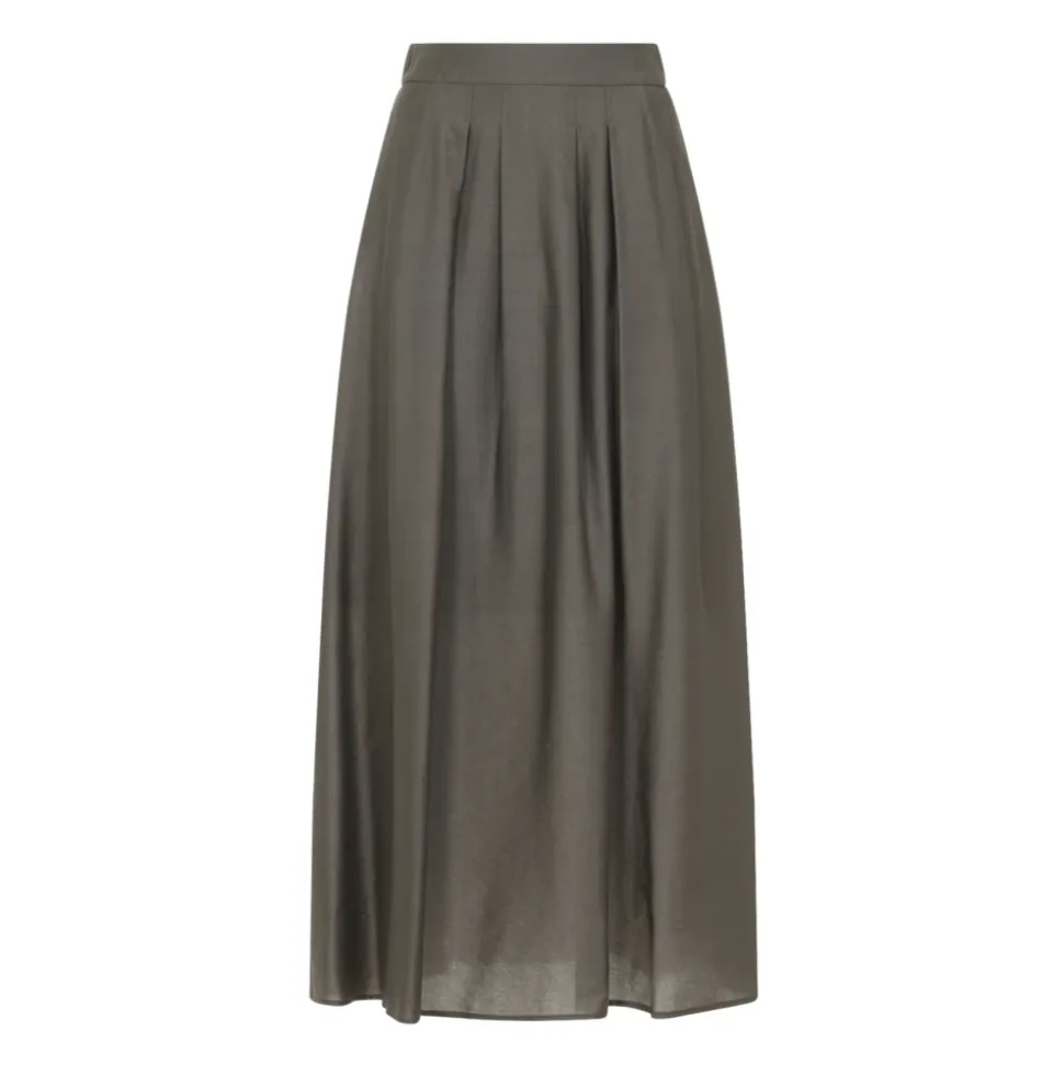 Damen Röcke Kleidung Braun SS26
