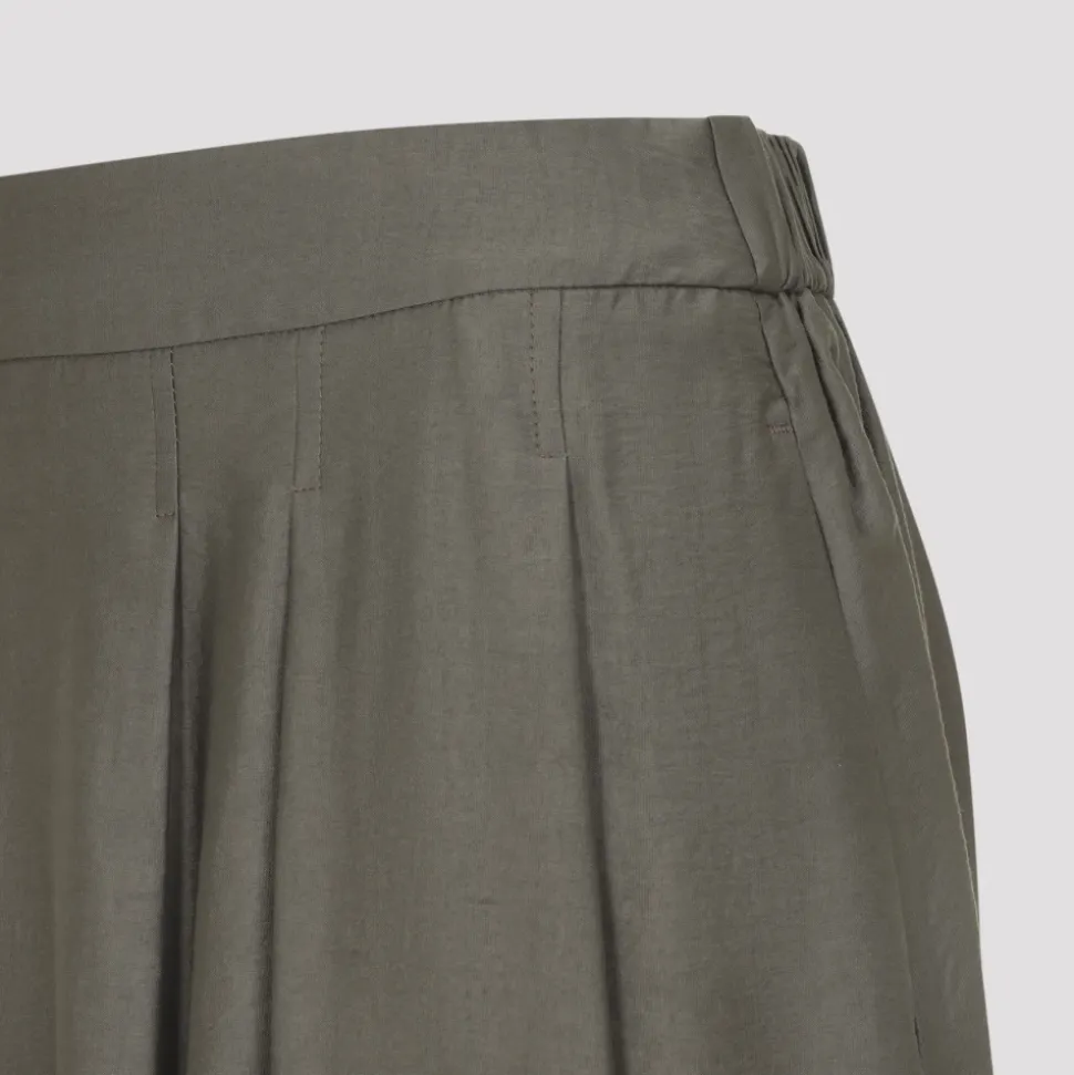 Damen Röcke Kleidung Braun SS26