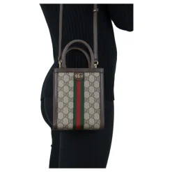 Damen Schultertasche GG Motif