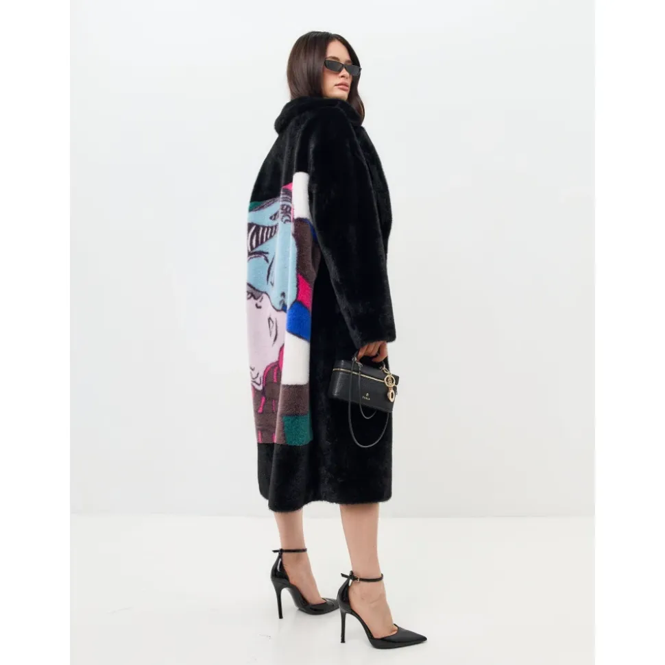 Deluxe Long Back Print Coat Lovers