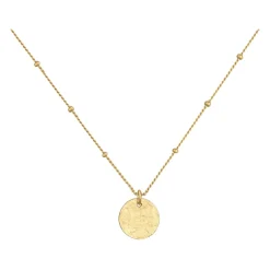 Disc Pendant Necklace