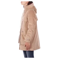 Doppellagige Jacke mit Kapuze