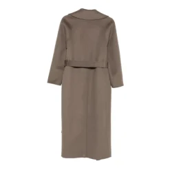 Dove Grey Gürtel Wickelmantel