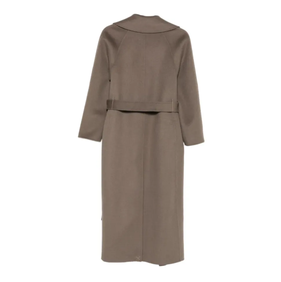 Dove Grey Gürtel Wickelmantel