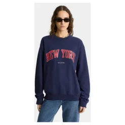 Dunkelblauer Crewneck Sweatshirt